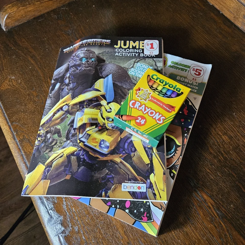 Crayola 24-Count Crayons with LOL Surprise Coloring Book Bundle